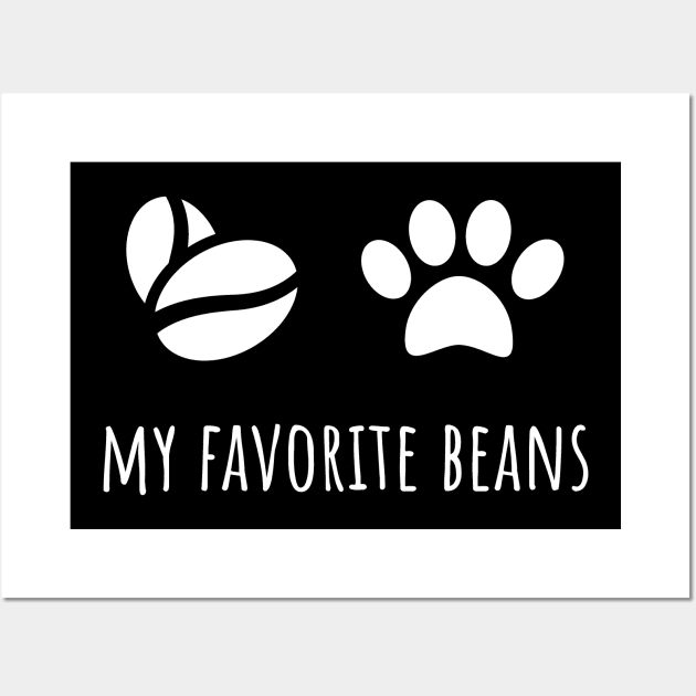 Toe Beans and Coffee Beans Wall Art by Huhnerdieb Apparel